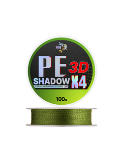 Плетеный шнур "PE SHADOW 3D" 100м #0.40мм/ 36.4кг (цена за 10шт)