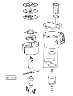 вал полуось для кухонного комбайна moulinex MS-650550