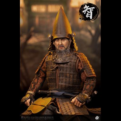 Воин клана Кацумото с веером ("Последний самурай") - КОЛЛЕКЦИОННАЯ ФИГУРКА 1/6 scale Ashigaru Trio Second Bomb Zhi Ashigaru (EX046) - POPTOYS