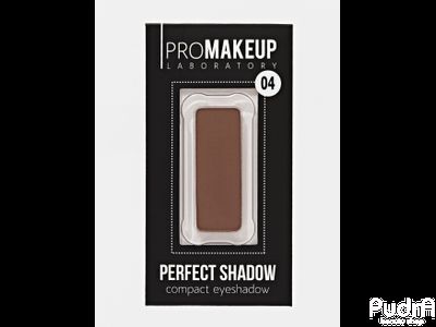 PROMAKEUP laboratory PERFECT SHADOW компактные тени для век, тон 04 кофейный / матовый
