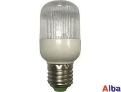 Лампа для Белт-лайта Е27, 2 Вт, d=45 мм, СТРОБ БЕЛАЯ