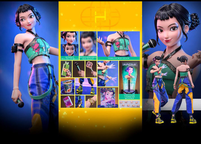 ПРЕДЗАКАЗ - Зои ("Кейпоп-охотницы на демонов") - Коллекционная ФИГУРКА 1/6 Zoey KPop Demon Hunters (TMS178) - Hot Toys ?ЦЕНА: 30900 РУБ.?