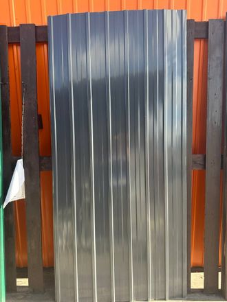 Профнастил ТУ С 10, 7024 Графит, размер: 0,95м*2м