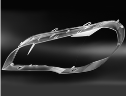 Стекло для фары BMW X5 E70 (2006-2013) левое (L), 1шт