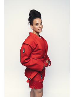 Куртка для самбо ВФС BRAVEGARD Победа красная