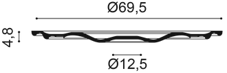 Розетка R52 - d69,5см