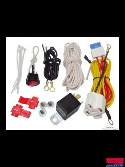 НАБОР ДЛЯ ПОДКЛЮЧЕНИЯ НАГРЕВАТЕЛЯ 24В/30А с выводом кнопки включения в салон/рабочее место оператора