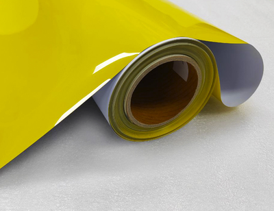 Термопленка "SEF" серия FLEXCUT SBB MAXIMA 05 LEMON YELLOW, 120 мкм, полиуриетан 100%.