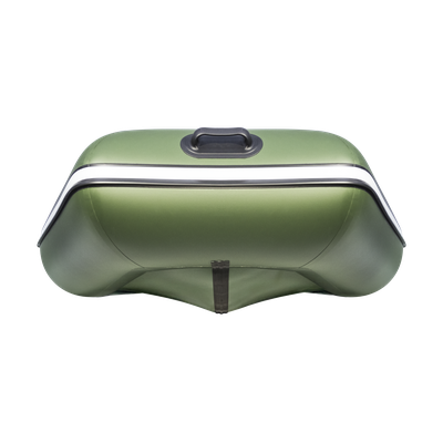 Моторная лодка Аква 3200 слань-книжка киль зеленый