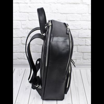 Женский кожаный рюкзак Vicenza Premium black (арт. 
3105-51)