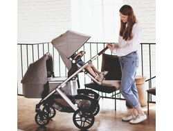 Коляска для погодок UPPABaby Vista V2 Declan Бежевый Шафран (люлька 1шт и прогулка 2шт)