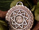 Оберег Звезда Инглии, бронза, Д-25мм, 25*28мм