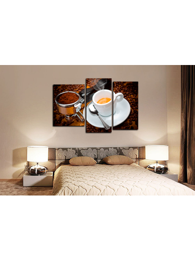 Модульная картина "Кружечка кофе"