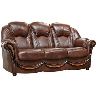 3-х местный диван «Дельта» (3м) из натуральной кожи купить в Севастополе и в Ялте