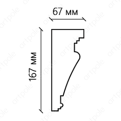 Карниз гладкий SKT135