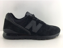 New Balance 996 черные полностью замша