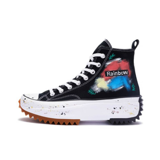 Кеды Converse Run Star Hike High Top Rainbow черные