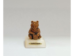 МИШКА МИНИ С БОЧКОЙ, СЕЛЕНИТ. ОПТ