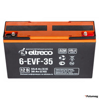 Тяговый аккумулятор Eltreco 6-EVF-32 (12V32A/H C3)