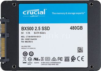SSD накопитель Crucial BX500 480 Gb (комиссионный товар)