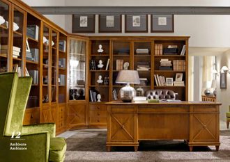 Библиотека угловая ( L466.5+374*P45*h255,5) art.60.17 TOSATO