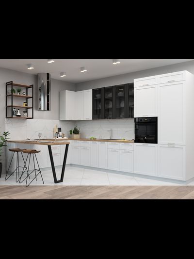 Кухня «Квадро» Оливково-зеленый  модульная кухня