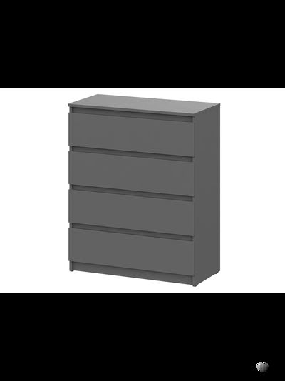 Денвер комплект мебели для спальни Графит серый