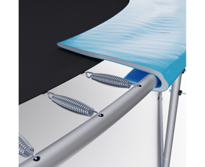 Батут каркасный с сеткой DFC Kondition 15 ft с лестницей (2 короба)