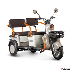 Электротрицикл Rutrike Gelbert Beta 48V/60V 800Вт бежевый