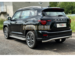 Защита задняя 60,3 мм ТСС для Haval H7 2024-