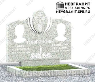 Горизонтальный памятник ДГ-62 мансуровский