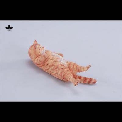 Котик на софе (рыжий) - Коллекционная фигурка 1/6 Lazybones Cat (JXK293B) - JXK