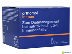 Витамины Orthomol Immun / Ортомол Иммун 30 дней (питьевые бутылочки/таблетки)