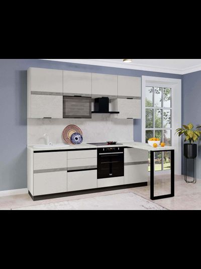 Кухонный гарнитур размер 244х150 см