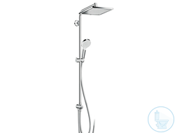 Душевая система Hansgrohe Crometta E 240 1jet Showerpipe Reno EcoSmart