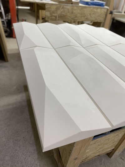 Гипсовая 3D панель "Кассель" (фото с производства)