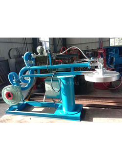 Установка для сушки и нагрева (прокалки) футеровки литейных ковшей.