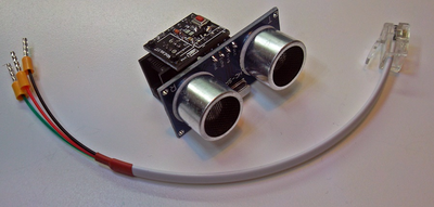 Ультразвуковой датчик с автоматической настройкой зоны срабатывания.