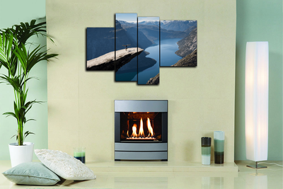 Модульная картина "Акробатика на природе"