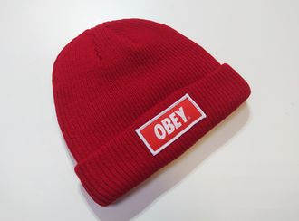Шапка OBEY Logo Красный