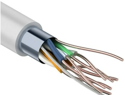 Кабель FTP 4PR 24AWG (Cu) CAT5E PVC серый 305м Tantos