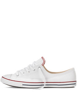 Белые CONVERSE на тонкой подошве | Кеды ALL STAR SLIM - 142270 на белом фоне