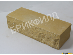 Имитация природного камня "Дикий камень", ложок (тычок). Желтый. Кирпичный завод Брик Филд