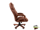 Офисное кресло Chairman 406 Россия экопремиум коричневое N