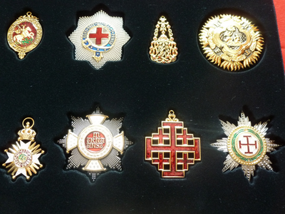 Коллекция  "Ордена иностранных государств" в планшете! Часть 1-я. Муляжи.