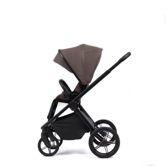Коляска 2в1 Peppy Monaco 2025 Brownie (коричневый) рама черная