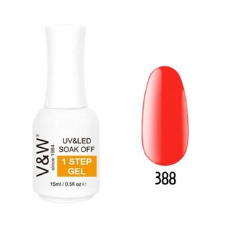 Гель-лак однофазный ONE STEP 15 мл.-- Gel Lac ONE STEP, 15 ml--- 388