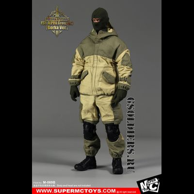 Спецназ &quot;Альфа&quot; - КОЛЛЕКЦИОННАЯ ФИГУРКА 1/6 Russian Spetsnaz - FSB Alfa Group 3.0 Gorka Ver. (M-069 B) - SUPER MC TOYS
