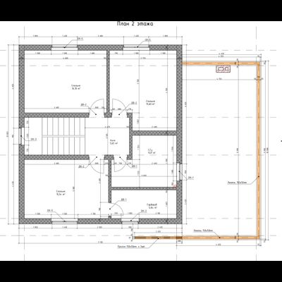 Двухэтажный дом с четырьмя спальнями 183м² (S81)