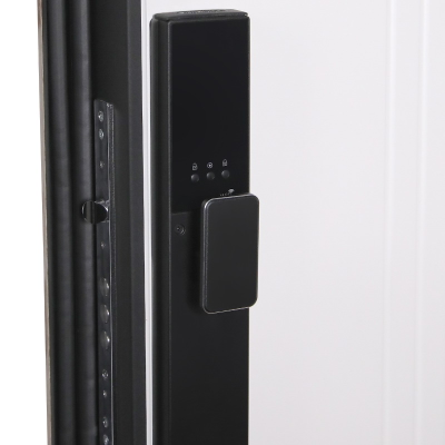 Стальная дверь   Конструктор (биометрический замок Smart lock Y12)